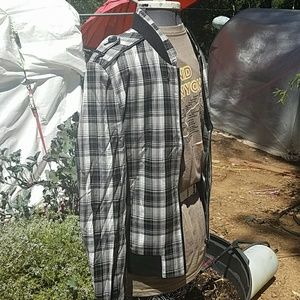 brand new black plaid bomber jacket.